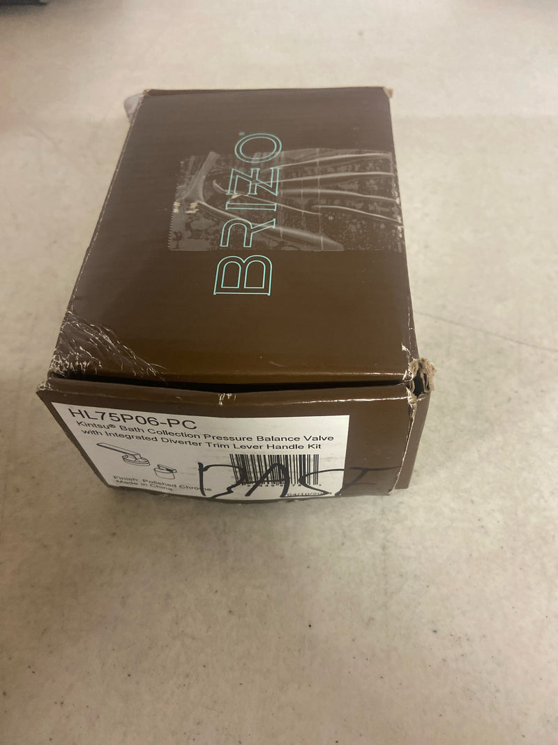 Brizo HL75P06-PC Kintsu Pressure Balanced Lever Handle Only with Integrated Diverter Handle - Less Trim - Chrome