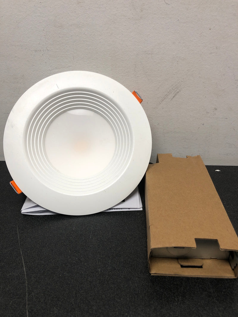 Halo LTB6089FS351EWHDMR LTB 6 in. Selectable CCT (3000K-5000K) Integrated LED, White Recessed Light, Dimmable Retrofit Trim
