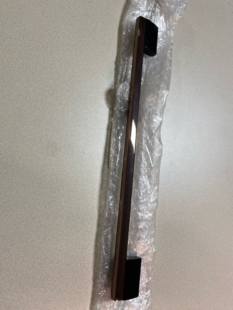 Amerock BP37272MBRG Claremont 12-5/8 Inch Center to Center Bar Cabinet Pull - Matte Black / Rose Gold