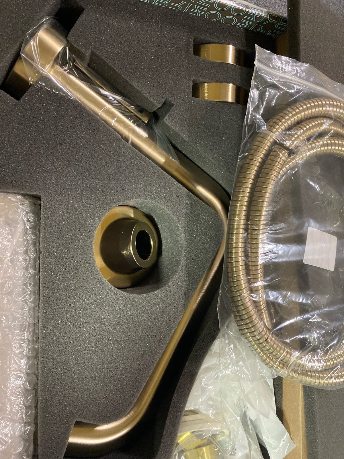 Brizo T67435-GLLHP Litze Deck Mounted Roman Tub Filler with Built-In Diverter and Hand Shower - Less Rough In - Luxe Gold