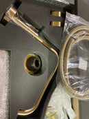 Brizo T67435-GLLHP Litze Deck Mounted Roman Tub Filler with Built-In Diverter and Hand Shower - Less Rough In - Luxe Gold