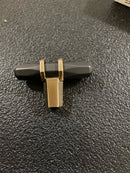 Amerock London 2-1/2 inch (64mm) Length Black Bronze/Champagne Bronze Cabinet Knob, BP36647BBRCZ