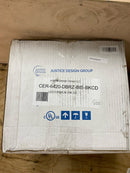 Justice Design Group CER-6420-BIS-MBLK-BKCD Radiance 11" Wide Pendant with Ceramic Shade - Matte Black