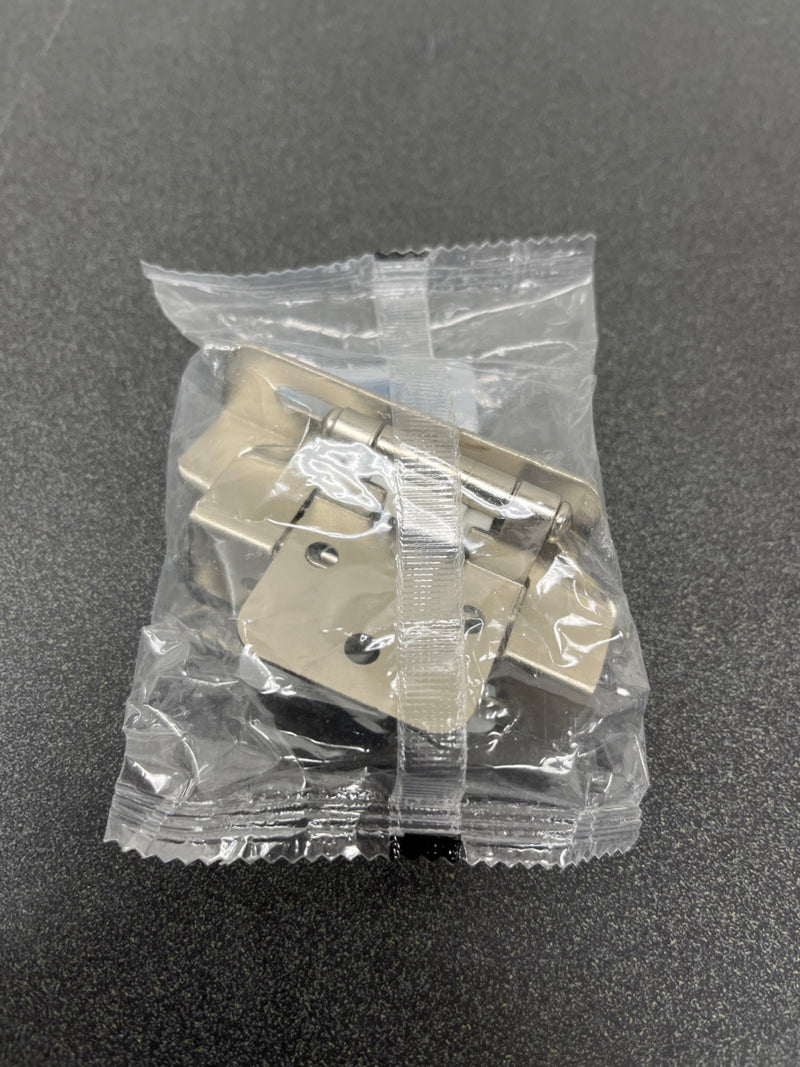 Liberty Hardware H01915C-SN-O 1/2 Inch Partial Overlay Wrap Cabinet Door Hinge  (Package of 2) - Satin Nickel