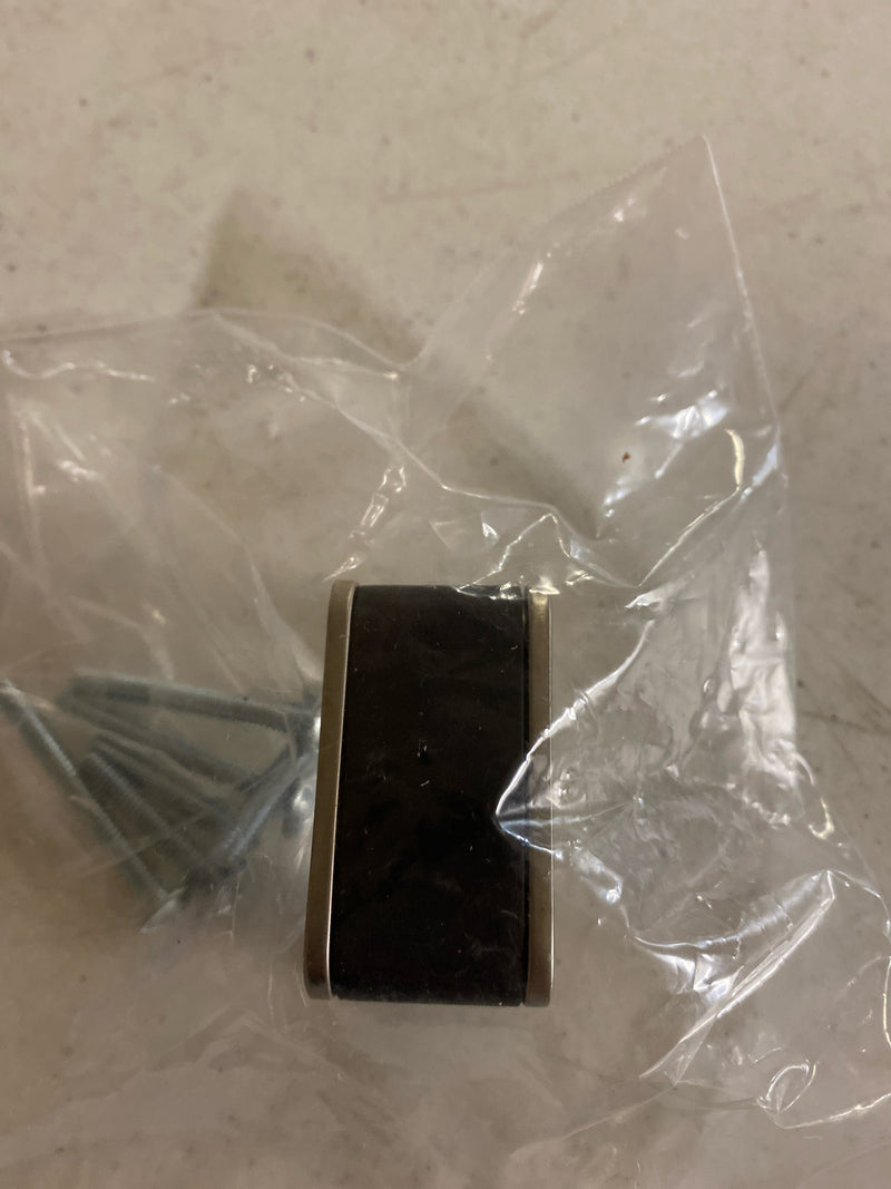 Sietto K-2000-MB-SN Fusion 1-3/8 Inch Center to Center Handle Cabinet Pull - Matte Black / Satin Nickel