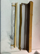 Signature Hardware 488964 Brixlee 18 Inch Center to Center Appliance Pull - Satin Brass