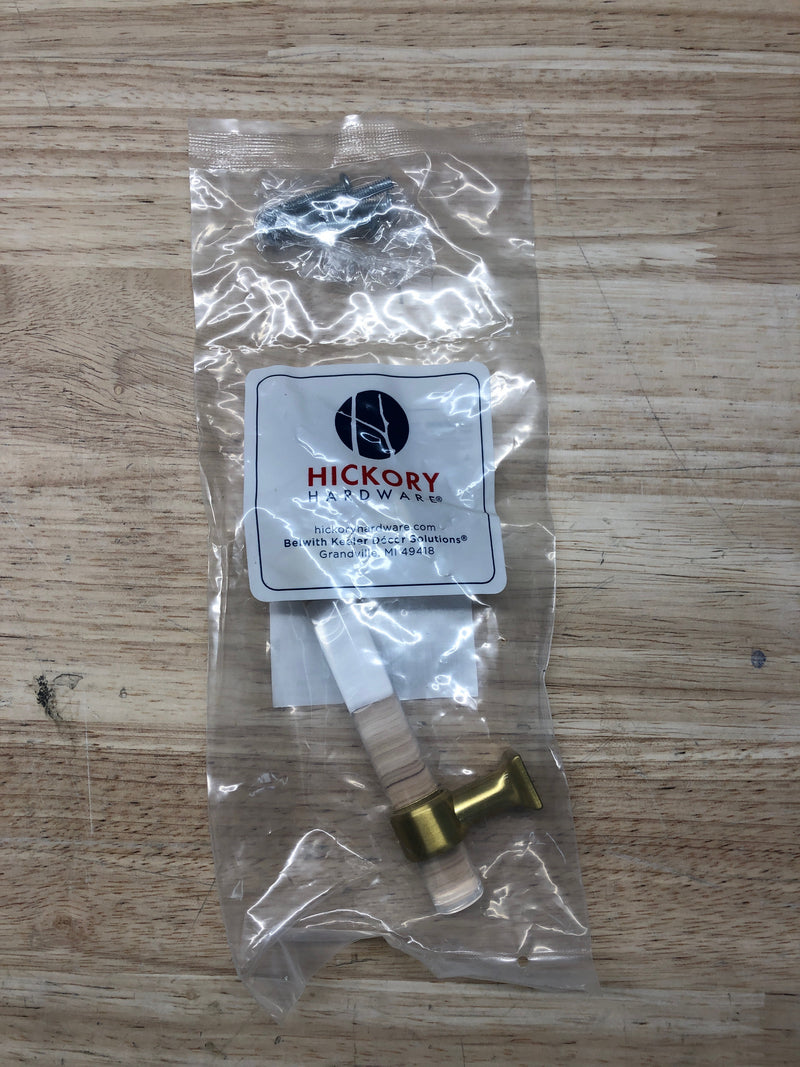 Hickory hardware HH075857-CABGB Crystal Palace 3 in. (76 mm) Center to Center Crysacrylic with Brushed Golden Brass Glam Zinc Bar Pull (1 Pack )