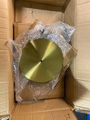Dainolite Constance Table Lamp - 6W - Aged Brass Finish - Frosted Acrylic Diffuser