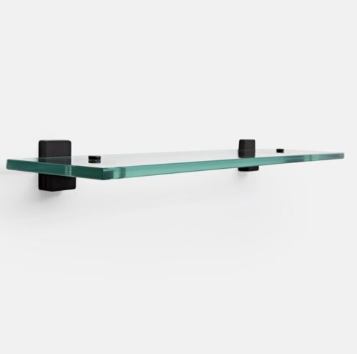 Rejuvenation Hardware Glass 20 in Shelf Set Oil Rubbed Bronze Yaquina C3463