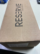 Baldwin PVRUSRSR481 Rustic Privacy Knobset with Rustic Square Rose - Dark Bronze