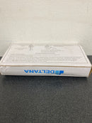 Deltana DSH4R415 4" x 4" Mortise Spring Hinge with 1/4" Radius Corners - Sold Individually - Satin Nickel