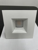 Nora Lighting NLCBC2-45630MPW/10 Cobalt Click 4" LED Square Recessed Trim - 3000K - 1000 Lumens - 2-9/16" Square Aperture - Matte Powder White / Matte Powder White