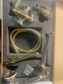 ROHL U.5373NLS-EG Diverter, Handshower, Hose, Parking Bracket And 8" Thermostatic Outlet