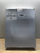 Nameeks Nameeks AR7705-SNI-3x Glimmer 8" Diameter Modern Circular Framed Bathroom Wall Mirror - Satin Nickel