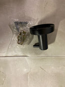 Signature Hardware 483945 Lexia Single Robe Hook - Matte Black