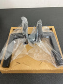 Emtek 505HLOUS19 Helios Reversible Non-Turning Two-Sided Dummy Door Lever Set from the Brass Modern Collection - Flat Black