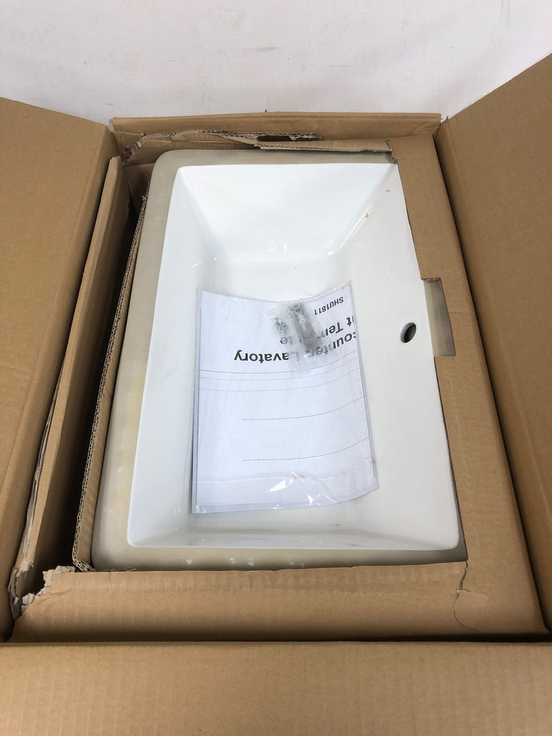 Signature Hardware Sawgrass 21" Vitreous China Undermount Bathroom Sink