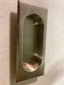 Emtek 2201 US15 Modern Rectangular Flush Pull 4" - Satin Nickel