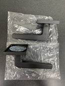 Emtek 505ATNUS19 Athena Reversible Non-Turning Two-Sided Dummy Door Lever Set from the Brass Modern Collection - Flat Black