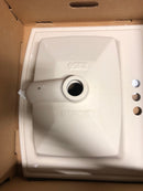 Kohler 2356-4-0 Archer 22-3/4" rectangular drop-in bathroom sink, White