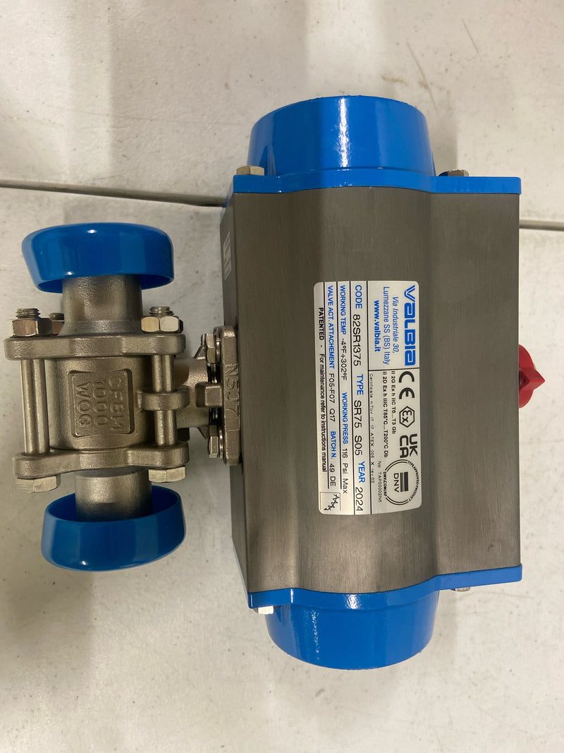 Valbia Actuator 82SR1375 FO5 FO7 Q17 SR 75 S. 05 Pneumatic Actuator