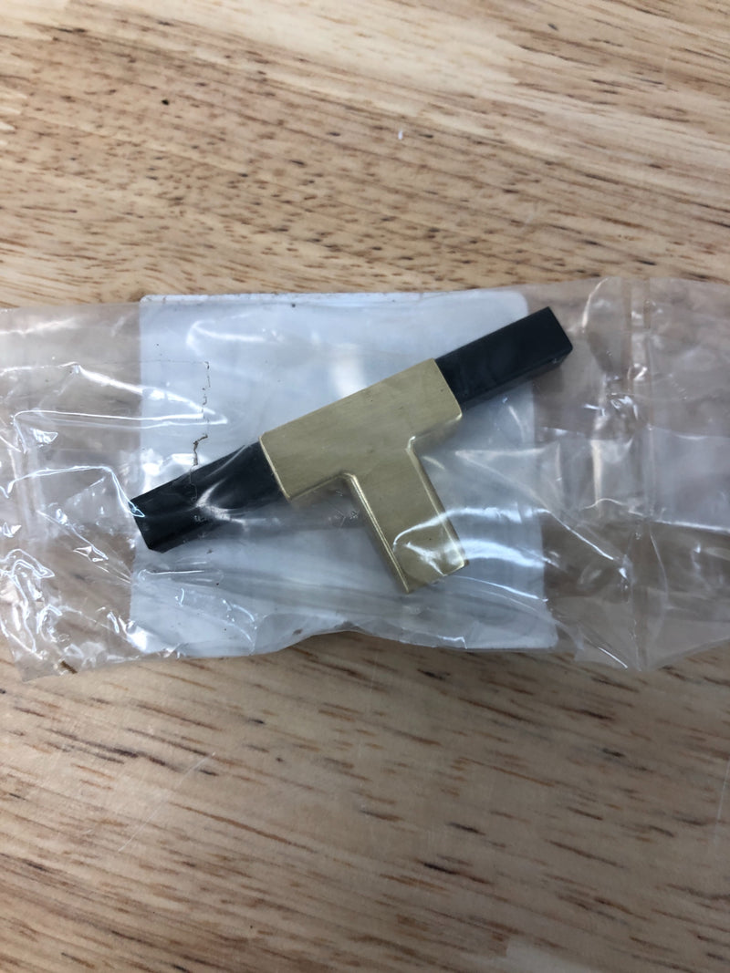 Amerock BP67BGLMB Urbanite 2-5/8 Inch Bar Cabinet Knob - Brushed Gold / Matte Black