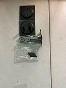 Kwikset 334SQT-11P Square Passage Hall/Closet Pocket Door Lock - Venetian Bronze