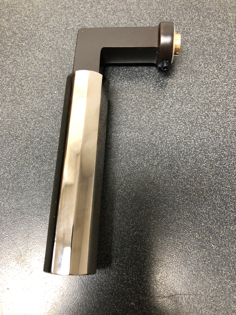 Emtek C520FAUS10B Faceted Privacy Door Lever Set from the SELECT Brass Collection with CF Mechanism - Oil Rubbed Bronze