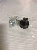 Amerock Bronx 1-1/4 inch (32mm) Diameter Gunmetal Cabinet Knob, BP36554GM