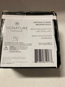 Signature Hardware SH162BG 3-1/2" Brass Kitchen Garbage Disposal Flange and Stopper - Brushed Gold