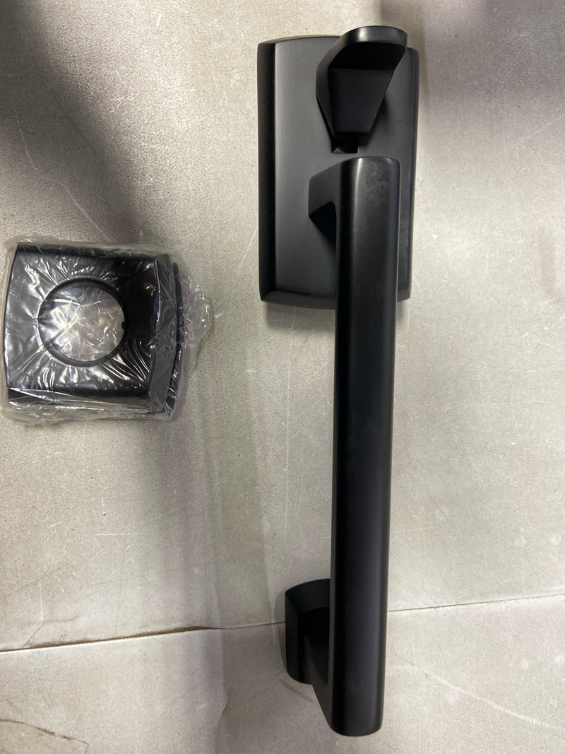 Baldwin 85386190LFD Left Handed Soho Sectional Full Dummy Handleset - Satin Black