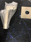 Baldwin 5162056LDM 5162 Left Handed Non-Turning One-Sided Dummy Door Lever with R017 Rose from the Estate Collection - Lifetime Satin Nickel