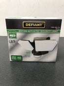 Defiant HB-1880-BZ 180-Degree Bronze Twin Battery Motion Sensor Outdoor Integrated LED Flood Lights with 800 Lumens