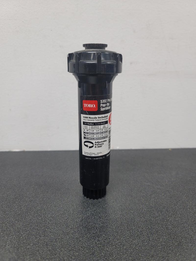 Toro 53814 570Z Pro Series 15 ft. 4 in. 0-360-Degree VAN Pop-Up Sprinkler