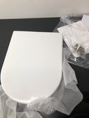 Duravit 0063390000 Starck 3 Elongated Closed-Front Toilet Seat with Soft Close - White