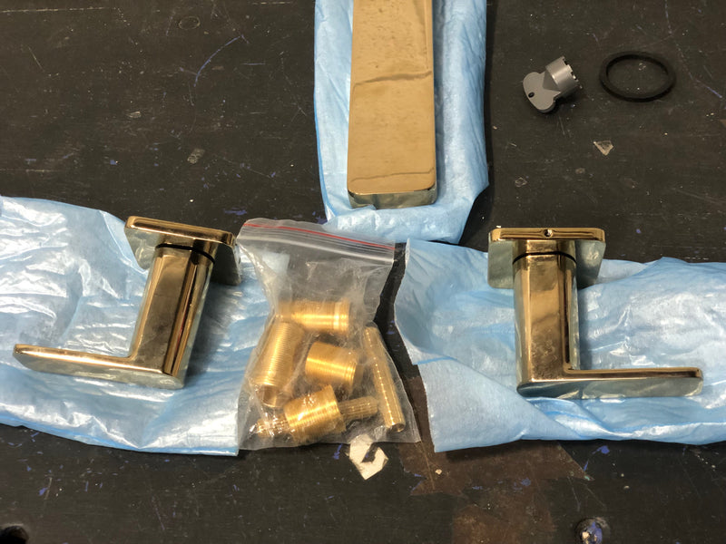 Kohler K-T23491-4-AF Parallel Wall Mounted Tub Filler - Vibrant French Gold