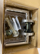 Kwikset 730MILRDT-15 Milan Privacy Door Lever Set with Round Rose - Satin Nickel