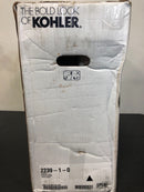 Kohler Memoirs Classic 24" Fireclay Pedestal Bathroom Sink with 1 Hole Drilled and Overflow