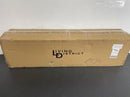 Elegant Lighting LD4047D38BRB Auspice 3 Light 38" Wide Linear Pendant - Brass / Black
