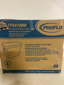 PROFLO PF9410 Edgehill Toilet Tank Only - Less Seat - White