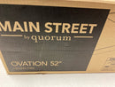 Quorum International 4525-159 Ovation 52" 5 Blade Indoor Ceiling Fan - Matte Black
