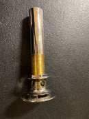 CAP DOME DRAIN W/ OVRFLW PLATED