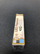 Bulbrite 776891 2.5 Watt LED T6 Clear Decorative Candelabra (E12) Base, 3000K Light Bulb, Soft White