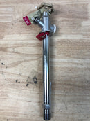 Everbilt 104-515EB 1/2 in. x 3/4 in. Chrome-Plated Brass MPT/SWT x MHT Anti-Siphon Frost Free Sillcock