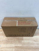 Minka Lavery 924-84-L Aizen 12" Tall LED Wall Sconce with Faux Alabaster Shade - ADA Compliant - Brushed Nickel