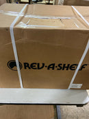 Rev-A-Shelf 53WC-1835SCDM-217 Modern 14-7/16" Wide 35 Quart Pull Out Trash Can System with Soft Close Slides and 2 Bins - Silver