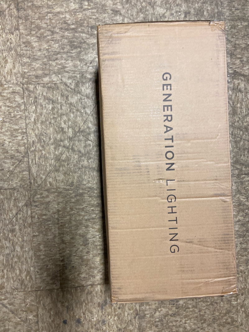 Generation lighting GLV1133MWT Eisele 24 in. W x 8.375 in. H 3-Light Matte White Dimmable Bathroom Vanity Light with No Bulbs Included