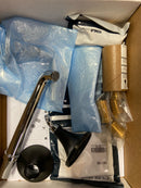 Kohler K-T26439-4-CBL Tone 1.2 GPM Wall Mounted Widespread Bathroom Faucet - Polished Chrome With Matte Black