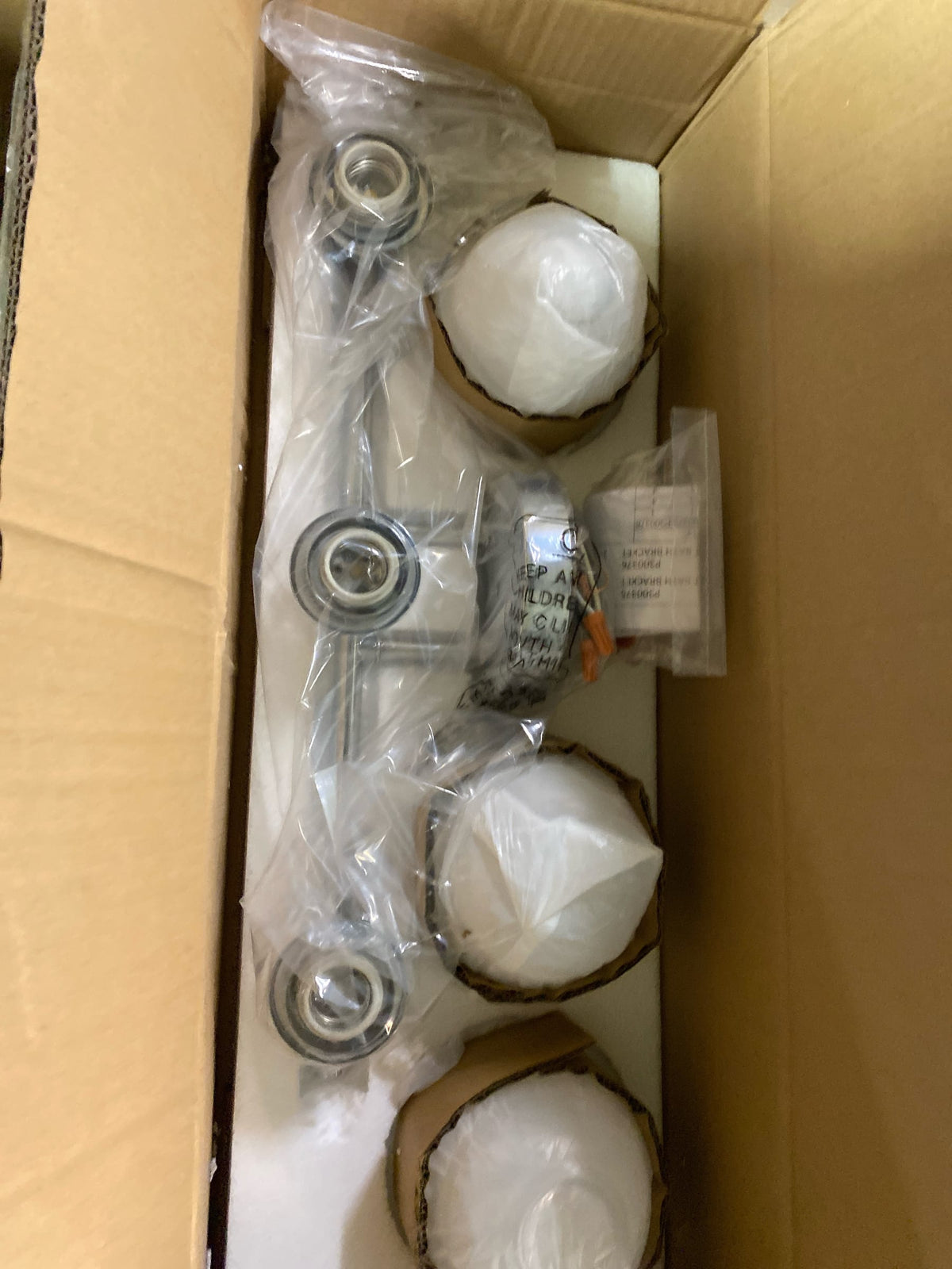 Progress Lighting P300375-015 Ambrose 3 Light 21" Wide Bathroom Vanity Light with Clear Glass Shades - Polished Chrome