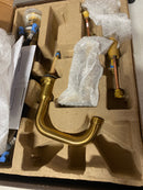 Signature Hardware SHWSCGF808BG Greyfield 1.2 GPM Widespread Bathroom Faucet - Brushed Gold